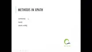 Mastering XPaths - 3 | Operators and Methods in XPaths | Selenium Automation Testing