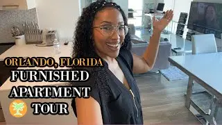 ORLANDO FLORIDA LIVING | 1 Bedroom Furnished Apartment Tour