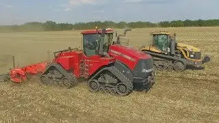 CASE IH Quadtrac 620 vs. CAT Challenger 865C - TALAJLAZÍTÁS - Subsoiling 2017