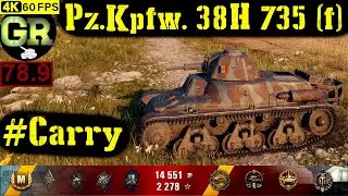 79_World of Tanks Pz.Kpfw. 38H 735 (f) WoT Replay - 10 Kills 1.4K DMG(Patch 1.4.0)
