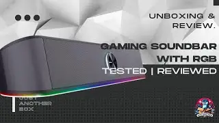 Trust GXT 1619 Rhox Gaming Soundbar with RGB Review   Stereo Sound & RGB Lighting for PC & Console �