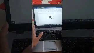 How to type X squared symbol in Microsoft word