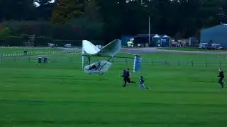 Human powered flight at Old Warden