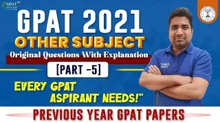 GPAT- 2021 || PART- 5- OTHER SUBJECTS || MANTRA BOOK DETAILED EXPLANATION