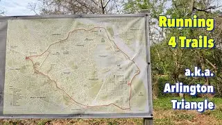 Running Four Trails in Arlington County, Virginia