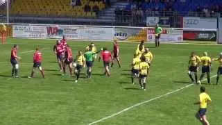 Rugby/Fédérale 1 : Nevers - Tyrosse lors des quarts de finale aller 2014