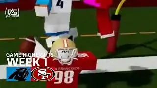 Carolina Panthers vs San Francisco 49ers Game Highlights | AGFF2L Season 4 Week 1