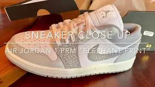 SNEAKER CLOSE UP - Air Jordan 1 Low PRM &ldquo;Elephant Print&rdquo; 🐘👟🔥