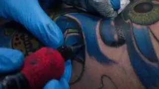 BioMech Tattoo Time-lapse with Ben Fawcett & Kyle Gillis