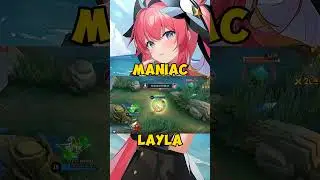 #layla #1 #maniac #mobilelegends #mlbb #jessnolimit #lemon #markocop #shorts