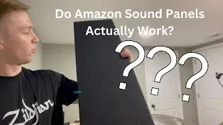 Do Amazon Sound Panel's Actually Work For Drums?