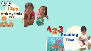 I Spy Challenge + Read Aloud + Counting 1-10 | Preschool & Toddler Learning
