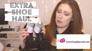 EVERYTHING5POUNDS EXTRA SHOE HAUL | SHOE HAUL & TRY ON | Weird Shoes From Everything5pounds.com