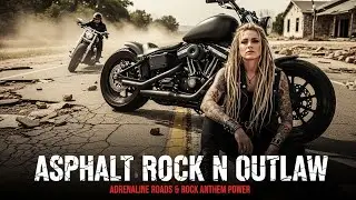 Best Music Asphalt Rock N Outlaw 🎸 Adrenaline Roads & Rock Anthem Power