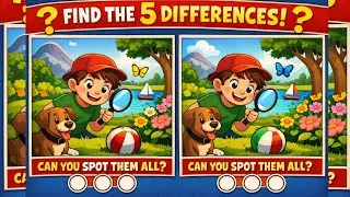 🔴 Live: Spot the 2 Differences &ndash; Can You Beat the Puzzle? 👀 #BrainChallenge #LivePuzzle