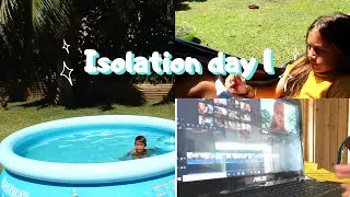 Isolation day 1 a very productive day