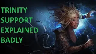 How Does Trinity Support Gem Work For Vaal Lightning Strike Build?