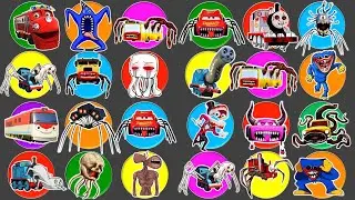 MONSTER HEAD !! Mcqueen Eater, Kereta Timothy, Beholder Eater, Thomas Lipan, Huggy Wuggy
