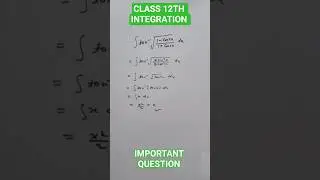 INTEGRATION #class12 #ncertmaths #cbse #mpboard #maths #education #maths#Integration #easyconcepts