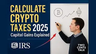 How to Calculate Crypto Capital Gains in 2025 | Step-by-Step Whiteboard for Beginners