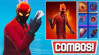 BEST INFERNO SKIN [INFERNO'S CHALLENGE PACK] COMBOS! | Fortnite