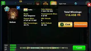 117.9% win percentage in 8 ball pool is it hack
