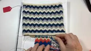 Bargello Slip Stitch Knitting Tutorial