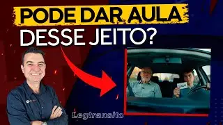 INSTRUTOR pode usar CARRO PARTICULAR com ALUNO que tem LADV? #legtransito #ronaldocardoso