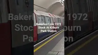 Bakerloo Line 1972 Stock At Kilburn Park Station #trainspotting #trainvlogs #fortheloveoftrains
