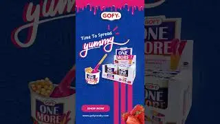 Time To Spread Yummy OneMore Strawberry Gofy Candy Post #shorts #gofy