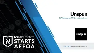 NSIN Presents: Starts AFFOA | Unspun Pitch