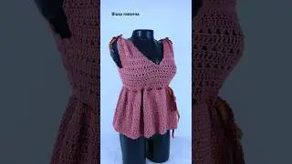 Blusa materna #crochet #crochettop #topcrochet #blusamaterna #blusacrochet #tejidos #toptejido