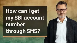 How can I get my SBI account number through SMS?
