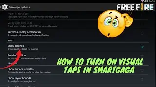 How To Turn On Visual Taps/Touches In SmartGaGa