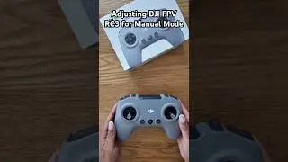 Adjusting DJI FPV Remote Controller 3 for Manual Mode #dji #fpv #rc3 #drone #manual