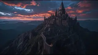 The Onyx Citadel: 14 Cinematic AI Prompts of a Northern Fortress Kingdom#FantasyKingdom#IceWolf