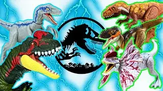 🌍Amazing Jurassic World Dinosaurs | T-Rex, Velociraptor,Spinosaurus,Triceratops, Pteranodon & More!