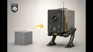 The Fastest Way to Model Hard Surface Robots in Blender