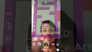 TiltBall AR game Instagram filter full gameplay by @Juanmv94