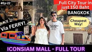 Iconsiam mall Bangkok Thailand | Bangkok full day tourist boat pass | Bangkok city tour | Thailand