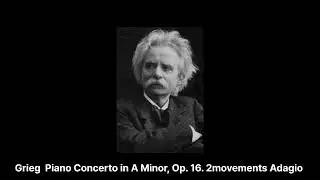 Grieg  Piano Concerto in A Minor, Op. 16  2악장 Adagio #gfgg2003 
