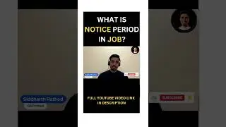 What is Notice period in Job #noticeperiod #softwaretesting #resignation