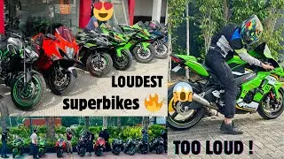Loudest Superbikes in India 2025 🔊 | Real Rev Sound: Hayabusa, Panigale V4, ZX10R 🔥