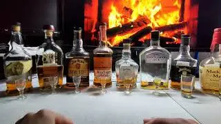 Дегустация бурбонов. Wild Turkey, Jack Daniels, Maker's Mark, Jim Beam, Elijah Craig, Buffalo Trace