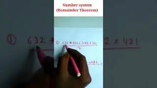 Number system,Remainder theorem #3,math trick for CGL,CHSL,CDS,NTPC,SI other#short