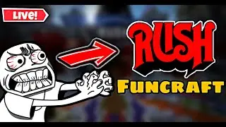 [LIVE  MINECRAFT] ESSAIS DE NE PAS RAGER en RUSH sur FUNCRAFT.net