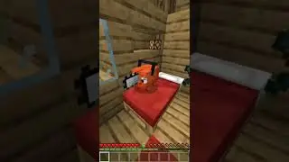 Tame Chainsaw Man Pochita in Minecraft Pet Mod #shorts #chainsawman #pochita