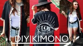 DIY| Kimono (w/ A Recycled T-Shirt)