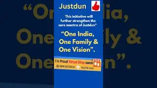 Important Event by Justdun Today. One India, One Family & One Vision. www.justdun.in #ecommerce