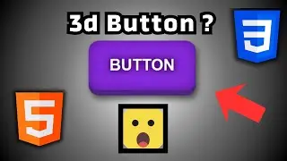 Create a Realistic 3D Button in CSS (No JavaScript)
